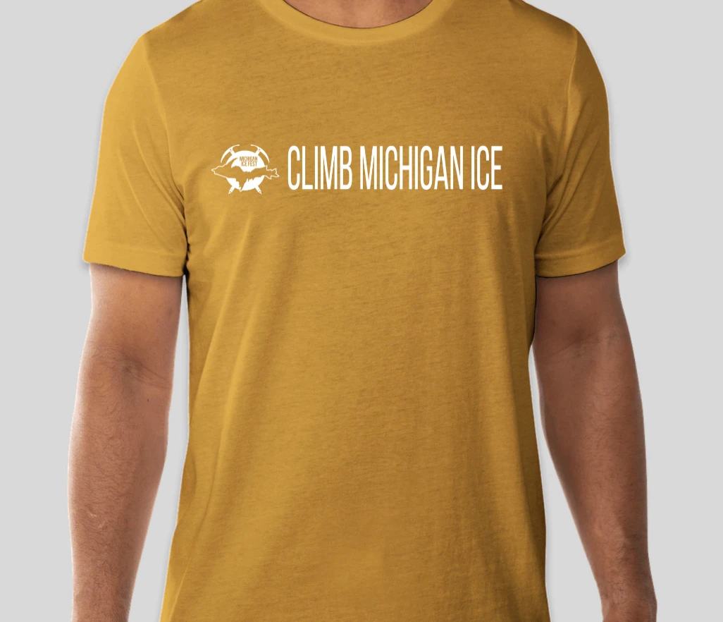 Down Wind Sports More Climbing Gear Michigan Ice Fest Climb MI Tee 2 Down Wind Sports More Climbing Gear Michigan Ice Fest Climb MI Tee