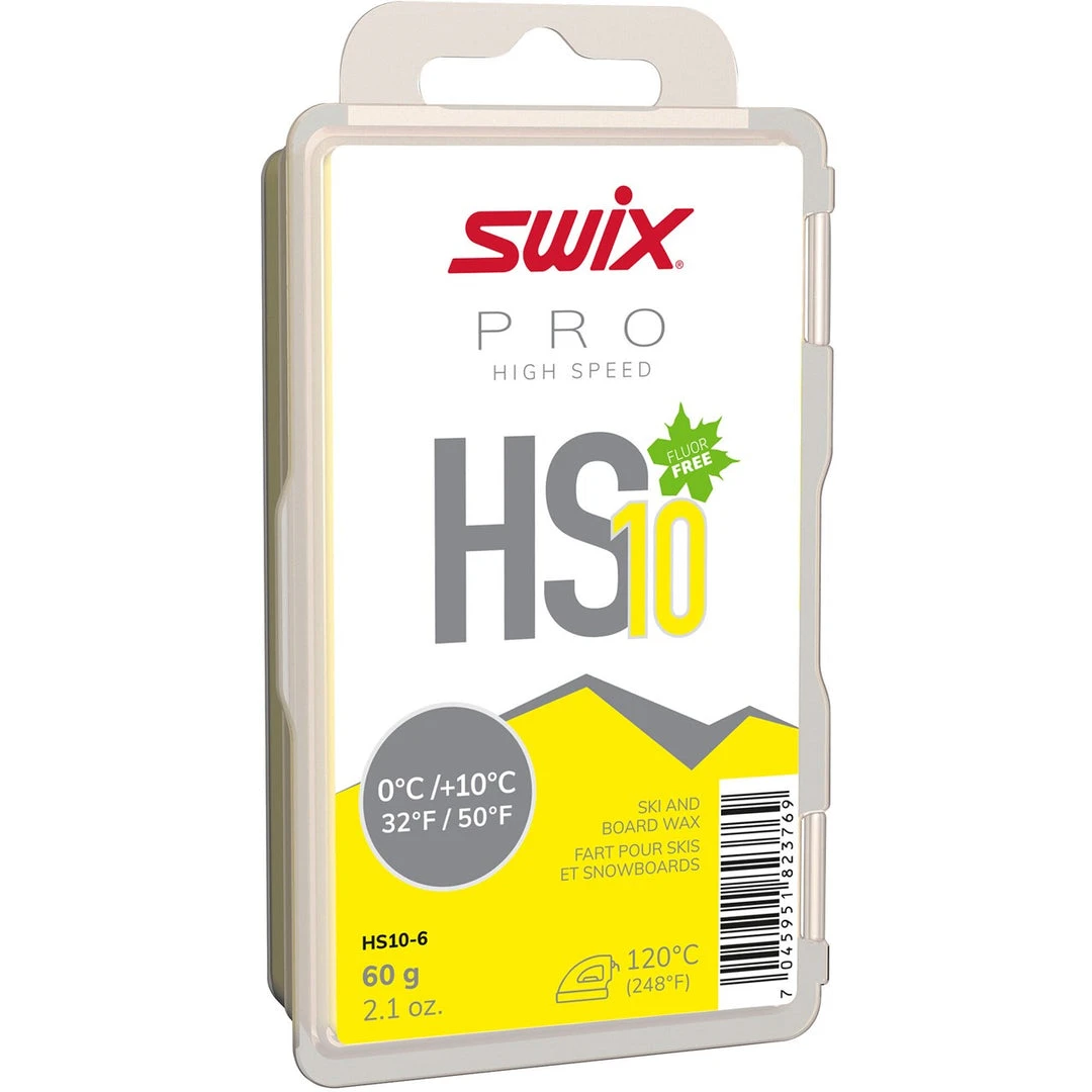 Down Wind Sports Swix HS10 Yellow 60g 0C/+10C 1 Down Wind Sports Swix HS10 Yellow 60g 0C/+10C