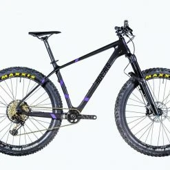 Down Wind Sports Bikes Borealis Crestone Medium Black/Purple Rigid NX HED26 Alm, Wazia, Rigid Post