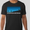 Down Wind Sports Local Goods Lift Bridge Houghton Tee