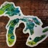 Down Wind Sports Local Goods Great Lakes Agate Sticker