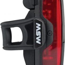 Bike Accessories MSW Pangolin Rear USB Taillight With Multiple Lighting Modes: Black