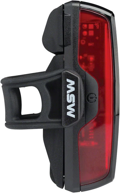 Bike Accessories MSW Pangolin Rear USB Taillight With Multiple Lighting Modes: Black 2 Bike Accessories MSW Pangolin Rear USB Taillight With Multiple Lighting Modes: Black