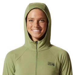 Mountain Hardwear Woman's Mountain Stretch Full Zip Hoody Cross Country Ski Apparel