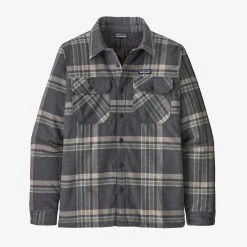 Apparel Patagonia Men's Insulated Organic Cotton Midweight Fjord Flannel Shirt