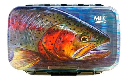 Down Wind Sports MFC Waterproof Fly Box - Hallock Rainbow- Med Accessories 1 Down Wind Sports MFC Waterproof Fly Box - Hallock Rainbow- Med Accessories