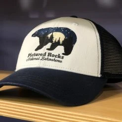 Down Wind Sports Local Goods Pictured Rocks Night Bear Hat