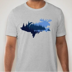 Down Wind Sports UP Moose T-Shirt Local Goods