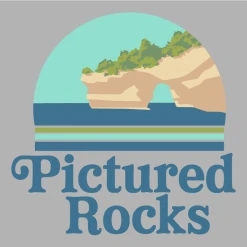 Down Wind Sports Local Goods Teal Pictured Rocks