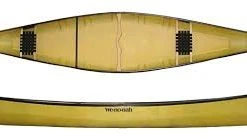 Down Wind Sports Wenonah Spirit II Canoe Ultra Light Kev, Blk Gunnwales Webbing Seat Kayaks & Canoes