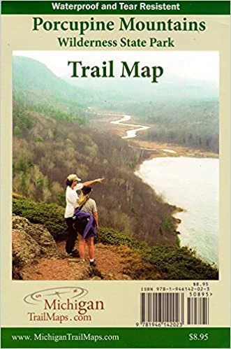 Down Wind Sports Porcupine Mountains Trail Map Second Edition 1 Down Wind Sports Porcupine Mountains Trail Map Second Edition