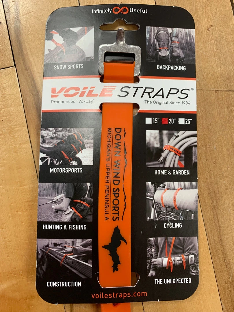 DWS Upper Peninsula Voile Strap Aluminum Buckle Orange Bike Accessories 1 DWS Upper Peninsula Voile Strap Aluminum Buckle Orange Bike Accessories