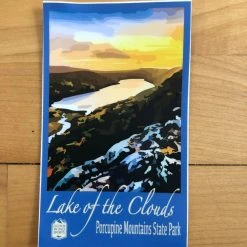 Down Wind Sports Local Goods Lake Of The Clouds Sticker