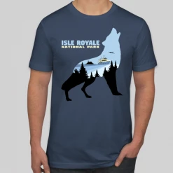 Down Wind Sports Wolf Tee Local Goods