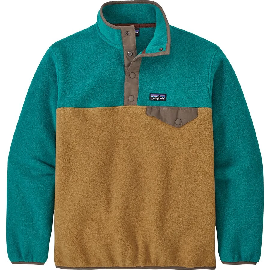 Patagonia Boys' Lightweight Synchilla Snap-T Pullover Apparel 1 Patagonia Boys' Lightweight Synchilla Snap-T Pullover Apparel