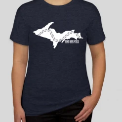 Down Wind Sports Women's UP Snowshoe T-Shirt Local Goods