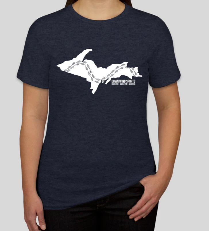 Down Wind Sports Women's UP Snowshoe T-Shirt Local Goods 1 Down Wind Sports Women's UP Snowshoe T-Shirt Local Goods