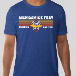 Down Wind Sports Michigan Ice Fest Retro Tee More Climbing Gear