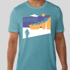 Down Wind Sports Michigan Ice Fest Pictured Rocks Tee