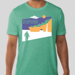 Down Wind Sports Michigan Ice Fest Pictured Rocks Tee