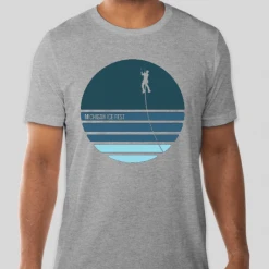 Down Wind Sports Michigan Ice Fest Blue Circle Tee 5 Down Wind Sports Michigan Ice Fest Blue Circle Tee