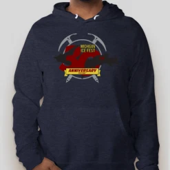 Down Wind Sports More Climbing Gear Michigan Ice Fest 30 Years Hoodie