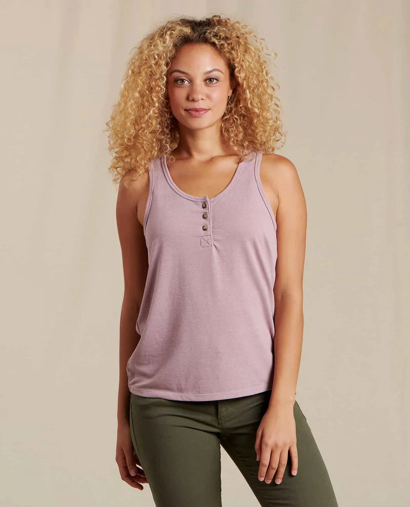 Toad & Co Apparel Toad&Co Women's Piru Henley Tank 1 Toad & Co Apparel Toad&Co Women's Piru Henley Tank