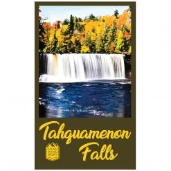 Down Wind Sports Local Goods Tahquamenon Falls Sticker