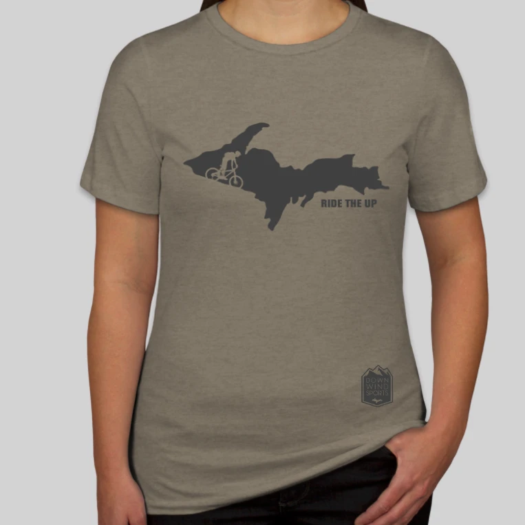 Down Wind Sports Women's Ride UP Tee Local Goods 2 Down Wind Sports Women's Ride UP Tee Local Goods