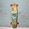 Down Wind Sports Stella 40 Kicktail Bamboo Breaker Longboard