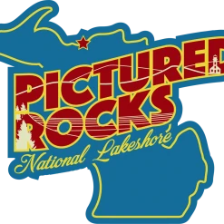 Down Wind Sports Local Goods Pictured Rocks Mitten Sticker