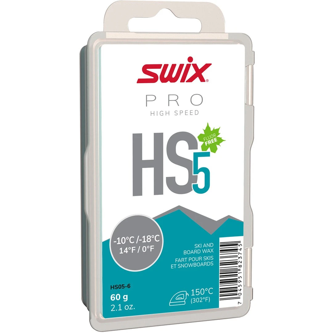 Down Wind Sports Swix HS5 Turquoise 60g -10C/-18C 1 Down Wind Sports Swix HS5 Turquoise 60g -10C/-18C