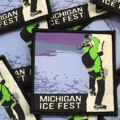 More Climbing Gear Michigan Ice Fest Patch