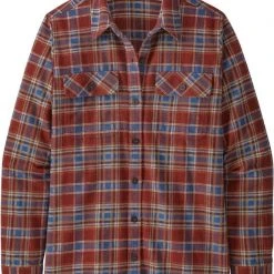 Apparel Patagonia Women's Long-Sleeved Organic Cotton Midweight Fjord Flannel Shirt
