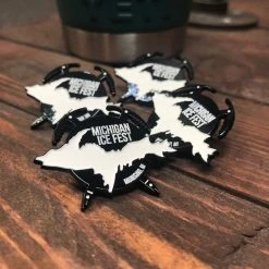 Michigan Ice Fest Michigan Ice Logo Fest Pin More Climbing Gear
