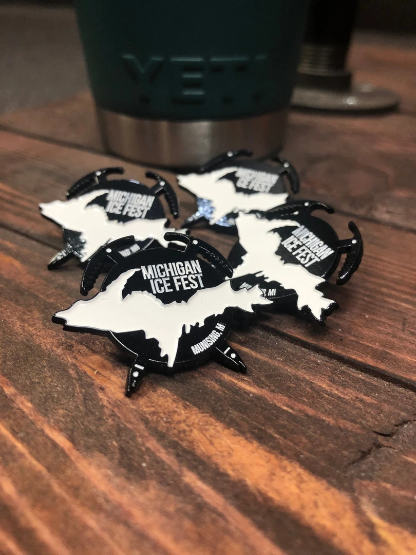 Michigan Ice Fest Michigan Ice Logo Fest Pin More Climbing Gear 1 Michigan Ice Fest Michigan Ice Logo Fest Pin More Climbing Gear