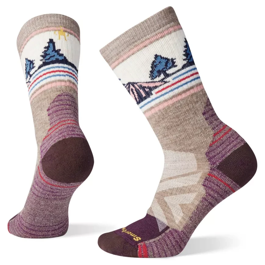 Apparel Smartwool Women's Performance Hike Full Cushion Camp Scene Crew 1 Apparel Smartwool Women's Performance Hike Full Cushion Camp Scene Crew