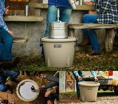 Yeti Tank 45 Tan Ice Bucket Camp Kitchen