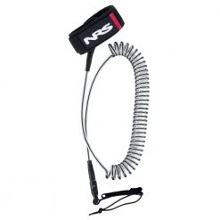 NRS Coil SUP Leash Black Safety Equipment