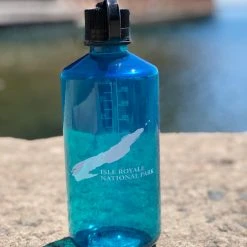 Down Wind Sports Nalgene Isle Royale 32oz Narrow Mouth Trout Green Water Bottles & Drinkware