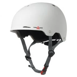 Down Wind Sports T8 Gotham L/XL White Rubber Skate Helmet More Activities