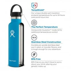 Hydroflask Hiking & Camping Accessories Hydro Flask 24 Oz Standard Mouth W/Flex Cap