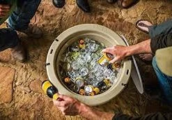 Yeti Tank 45 Tan Ice Bucket Camp Kitchen