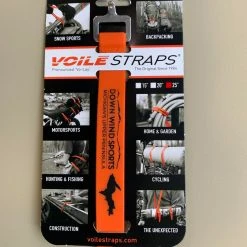 DWS Upper Peninsula Voile Strap Aluminum Buckle Orange Bike Accessories