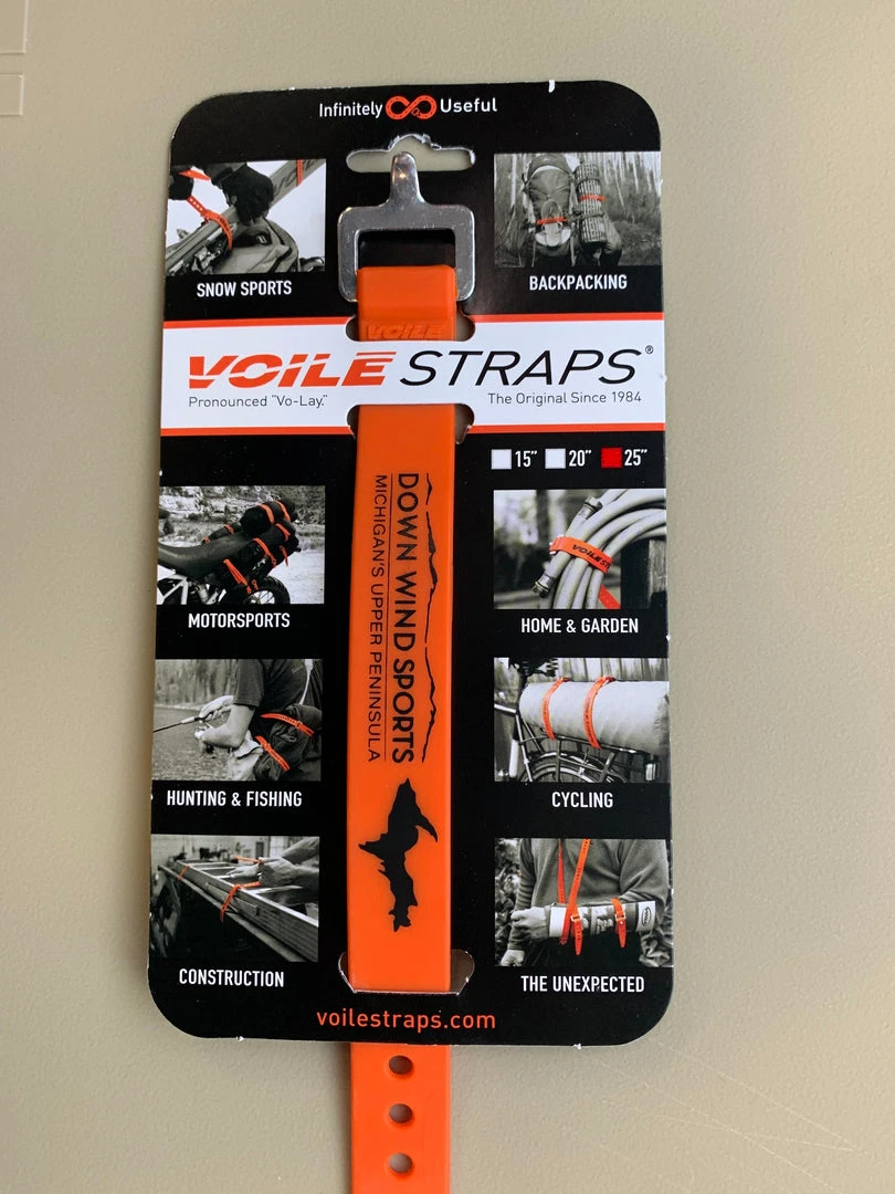 DWS Upper Peninsula Voile Strap Aluminum Buckle Orange Bike Accessories 2 DWS Upper Peninsula Voile Strap Aluminum Buckle Orange Bike Accessories