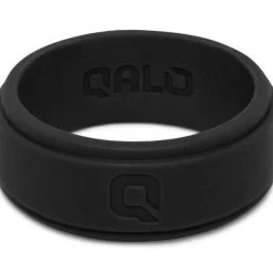 Gifts QALO Men's Flat Step Edge Ring