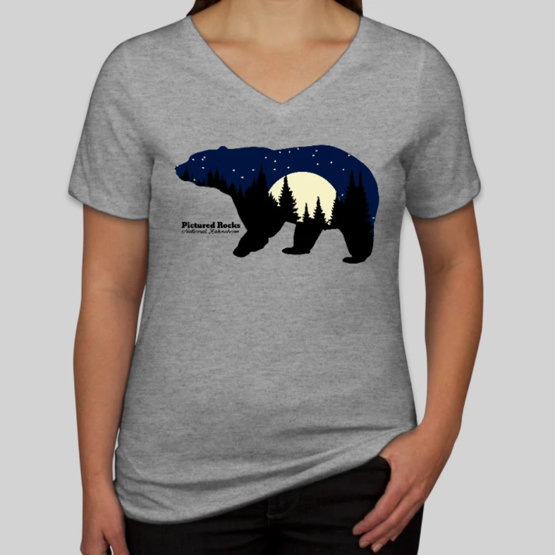 Down Wind Sports Women's Nightbear V-Neck Tee 1 Down Wind Sports Women's Nightbear V-Neck Tee